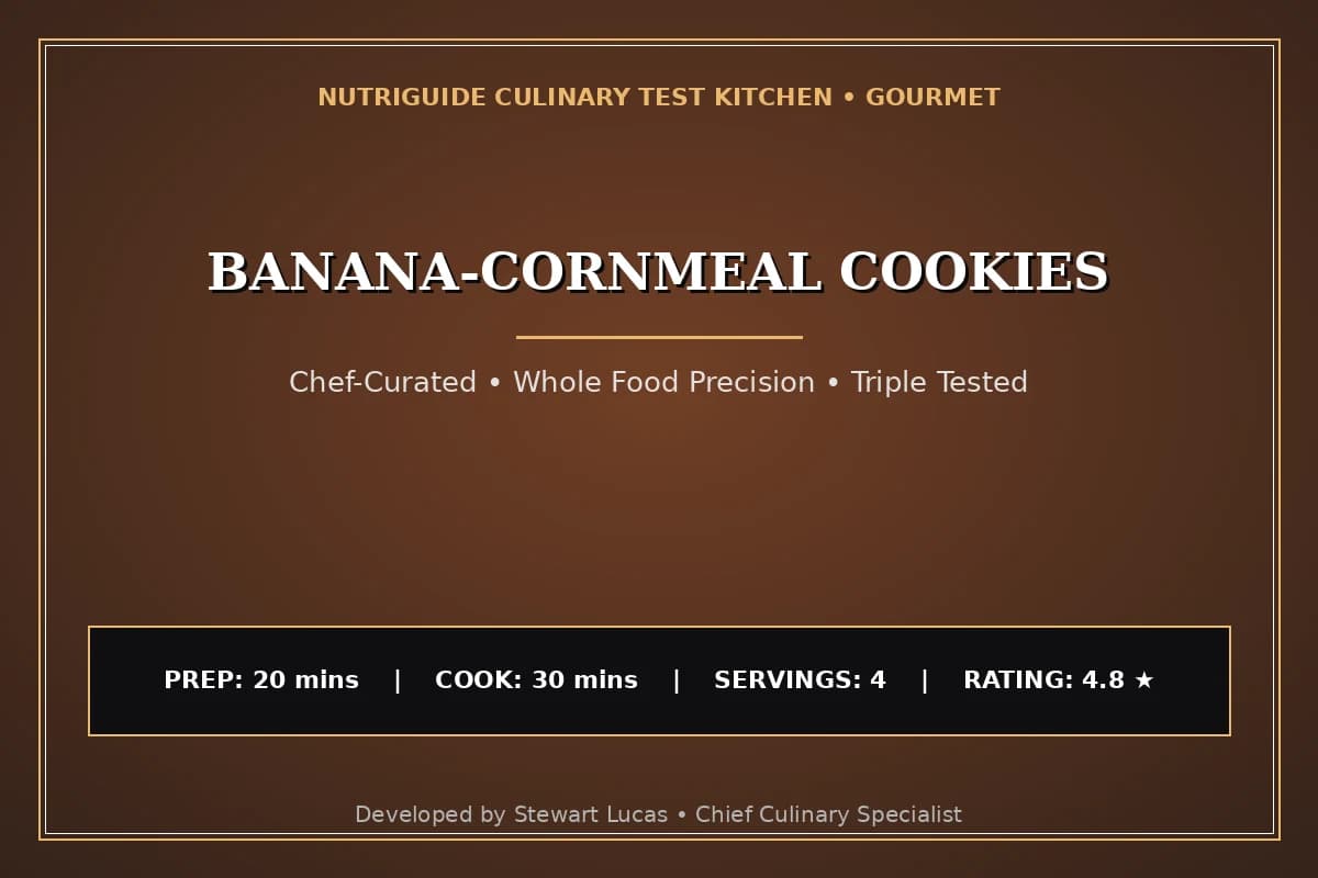 Banana-Cornmeal Cookies