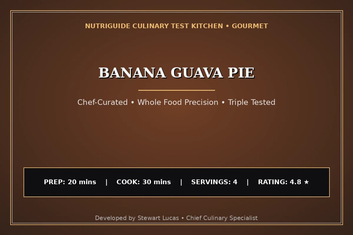 Banana Guava Pie
