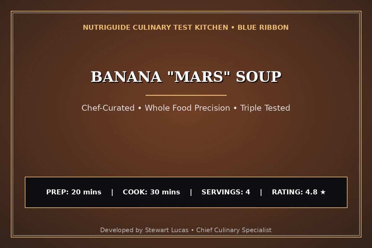 Banana "Mars" Soup