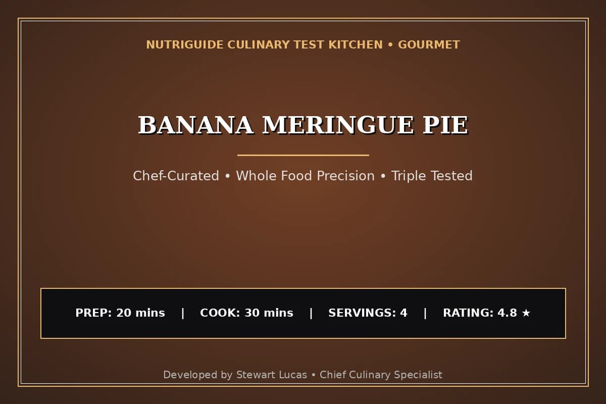 Banana Meringue Pie