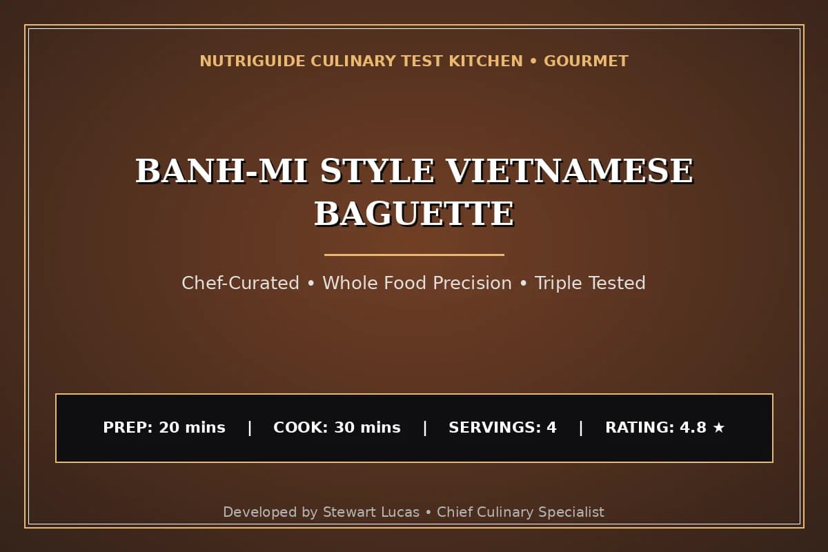 Banh-Mi Style Vietnamese Baguette
