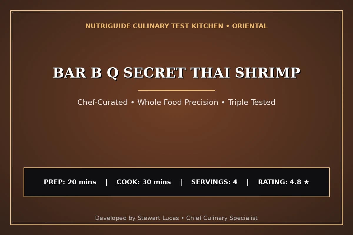 Bar B Q Secret Thai Shrimp