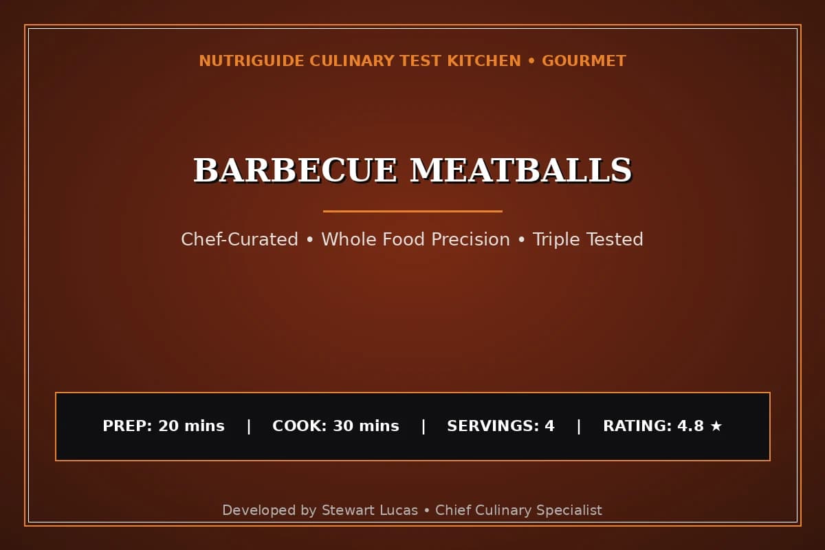 Barbecue Meatballs