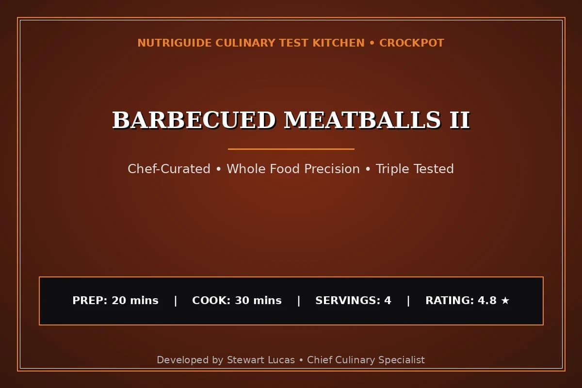 Barbecued Meatballs Ii