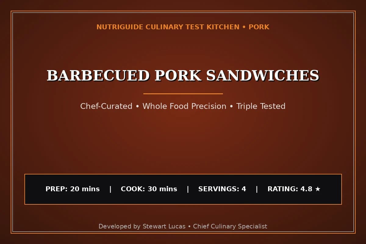Barbecued Pork Sandwiches