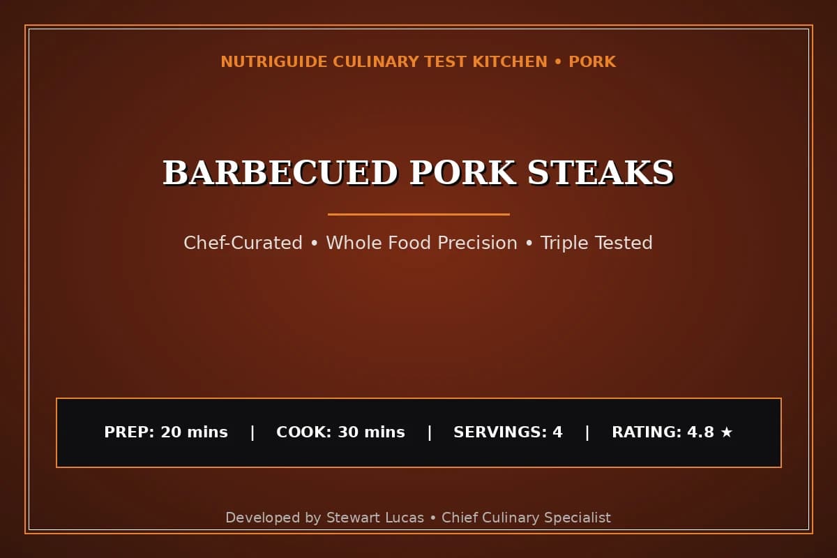 Barbecued Pork Steaks