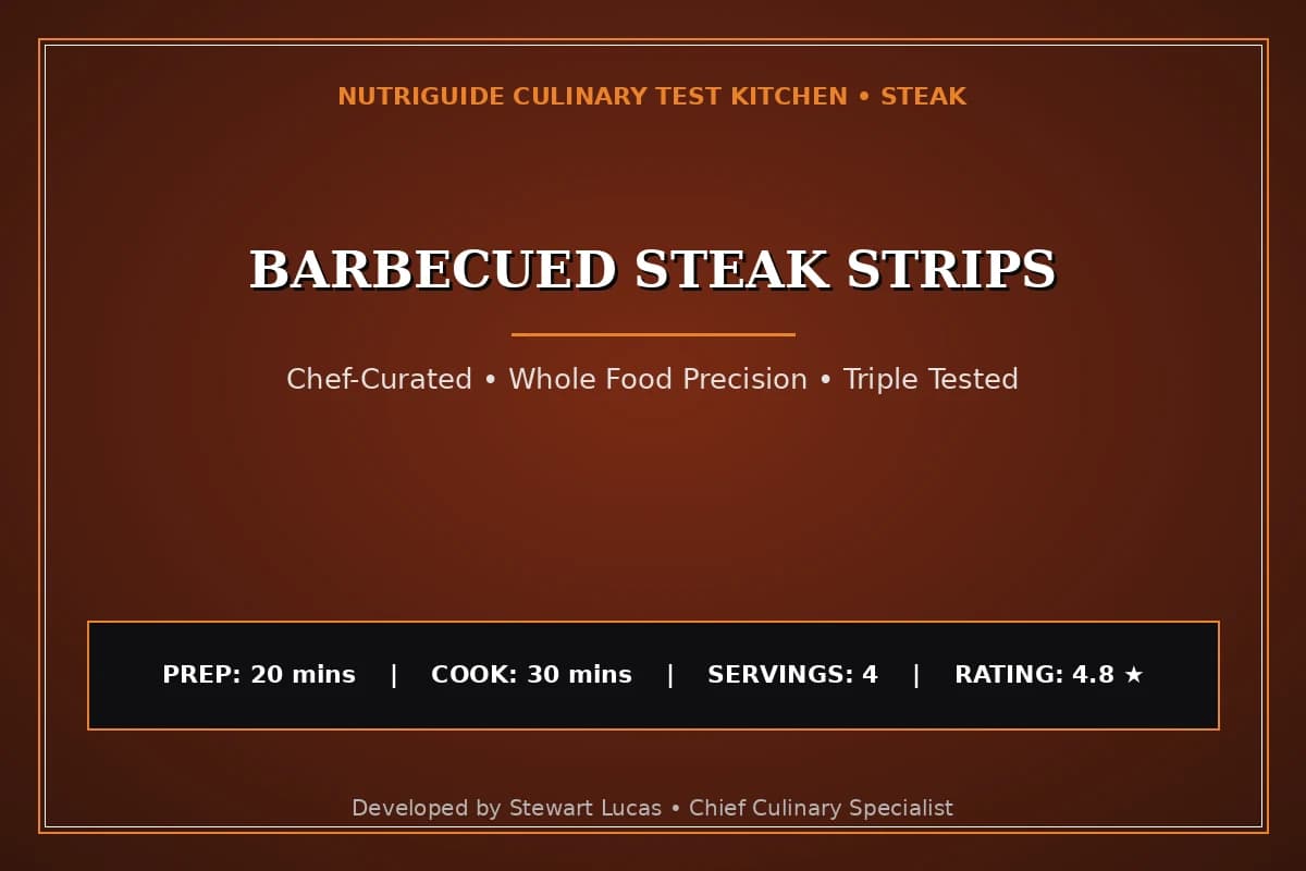 Barbecued Steak Strips