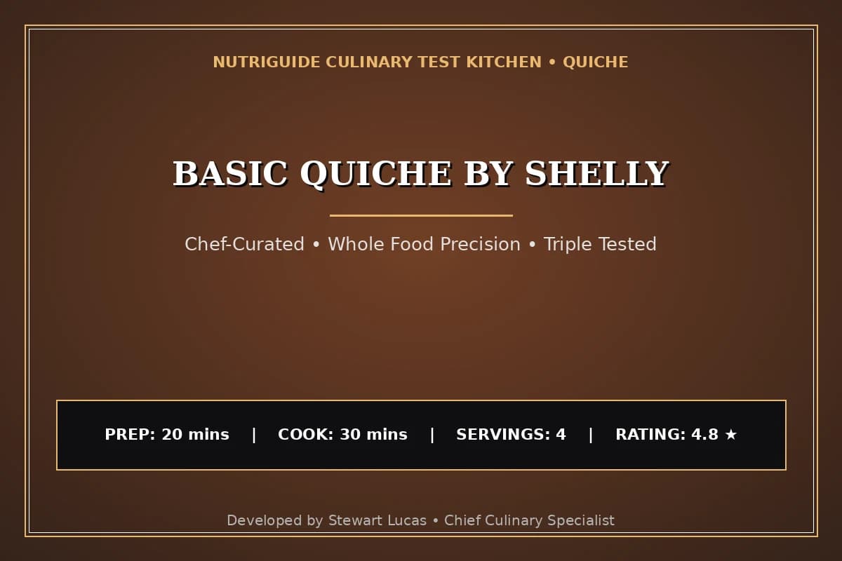 Basic Quiche By Shelly
