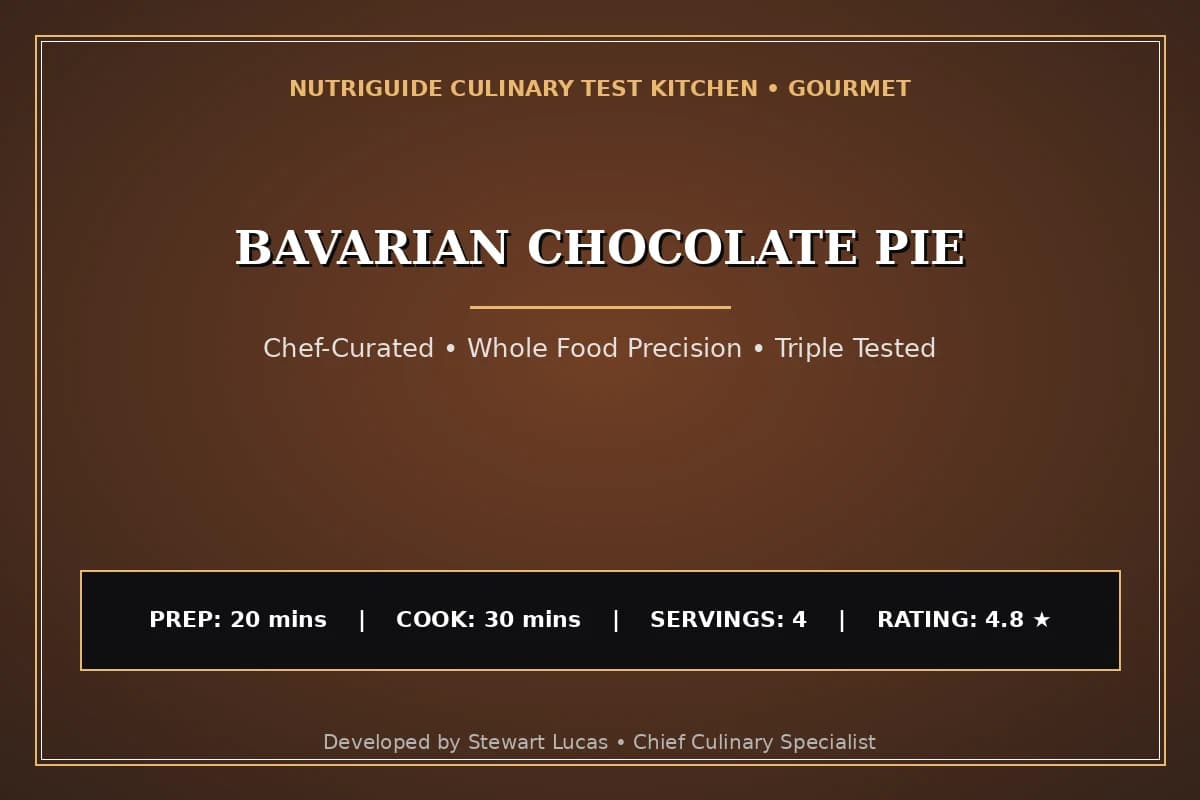 Bavarian Chocolate Pie