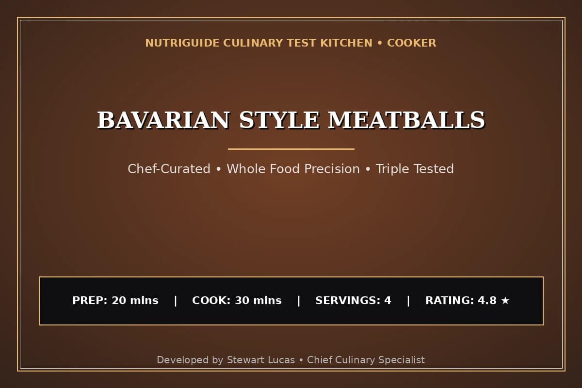 Bavarian Style Meatballs