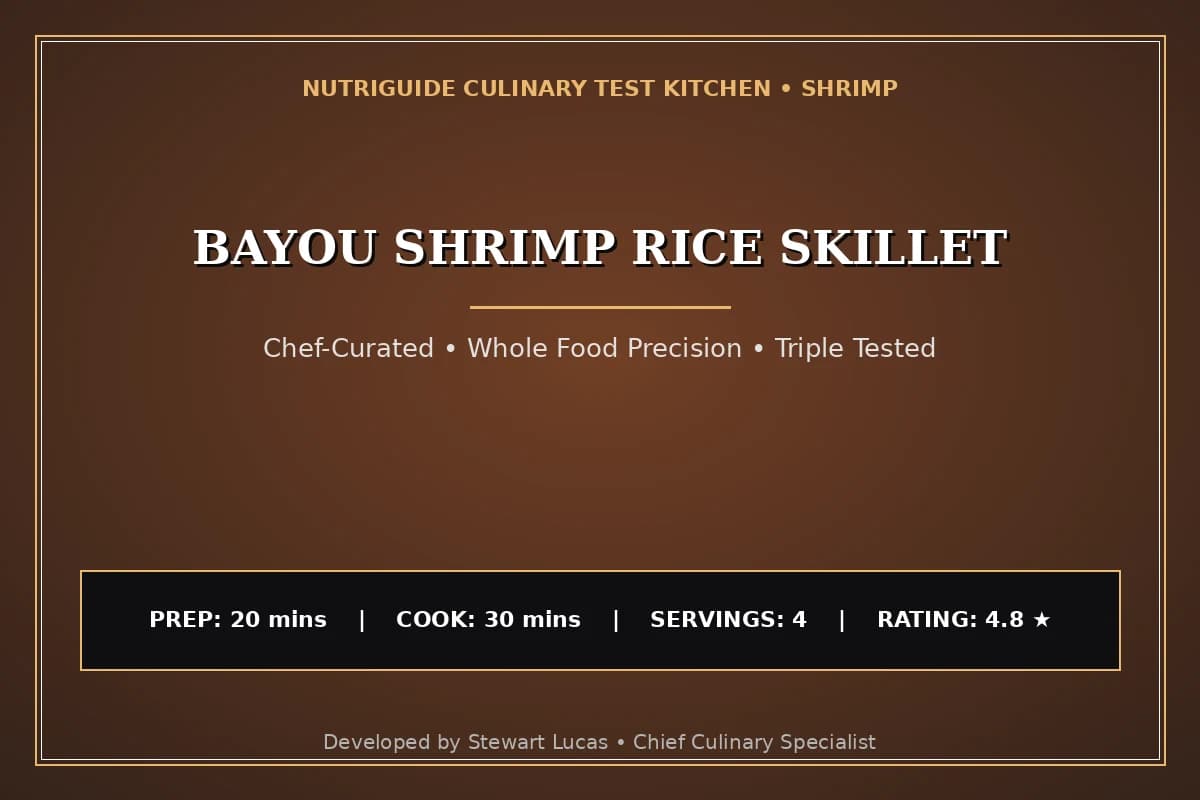 Bayou Shrimp Rice Skillet