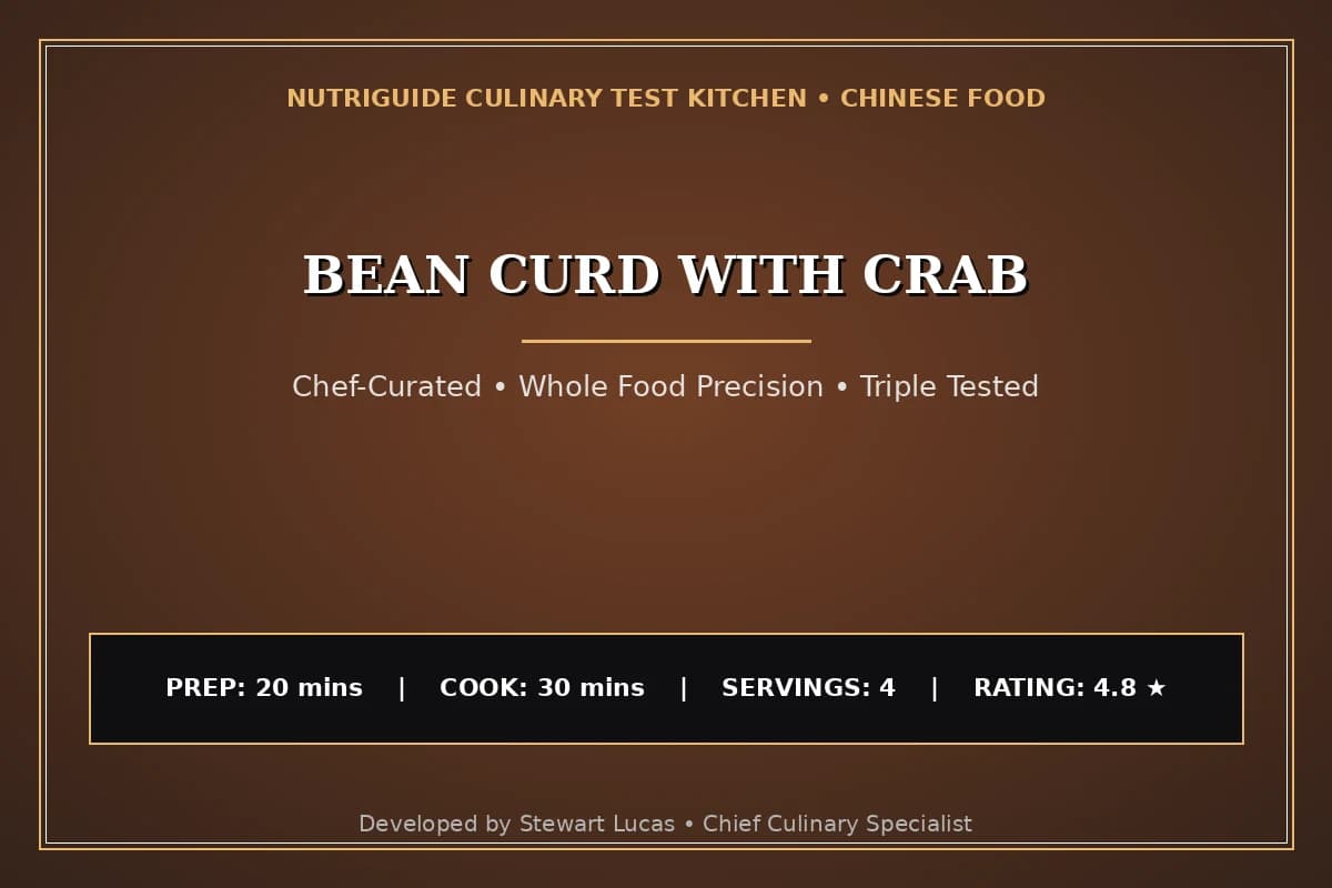 Bean Curd With Crab
