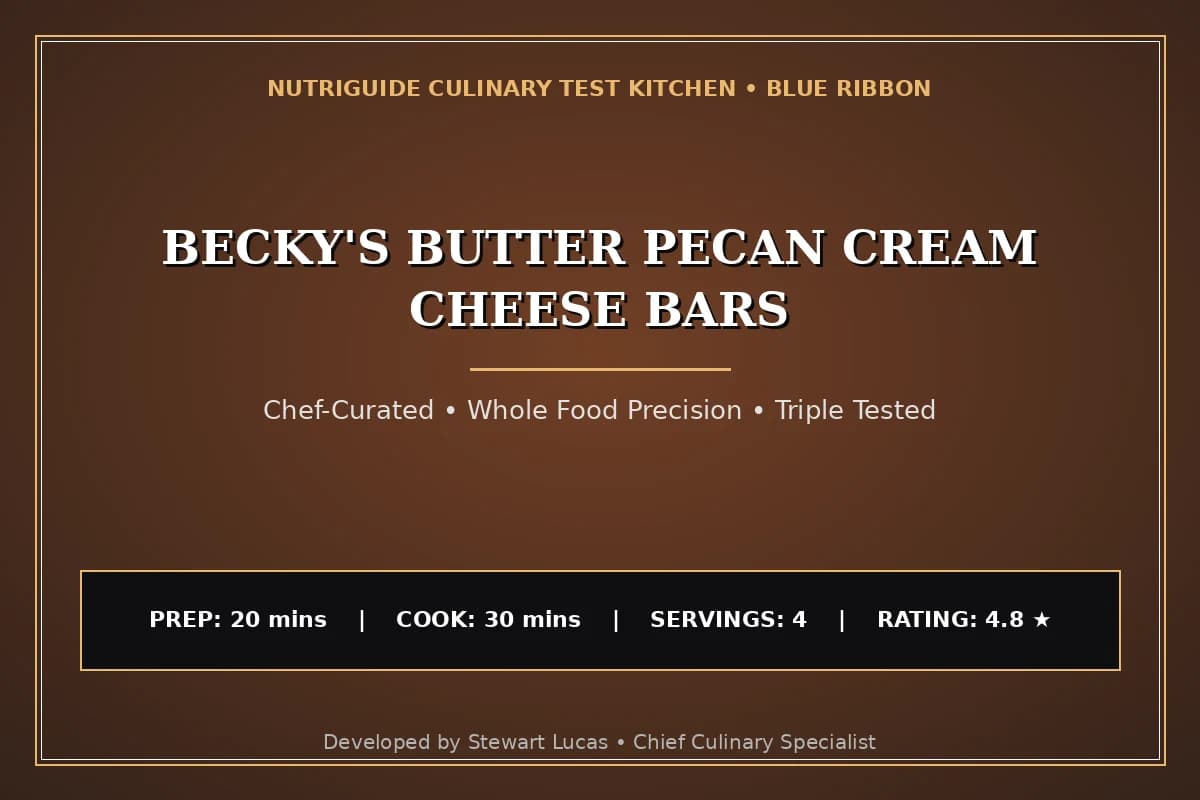 Becky'S Butter Pecan Cream Cheese Bars