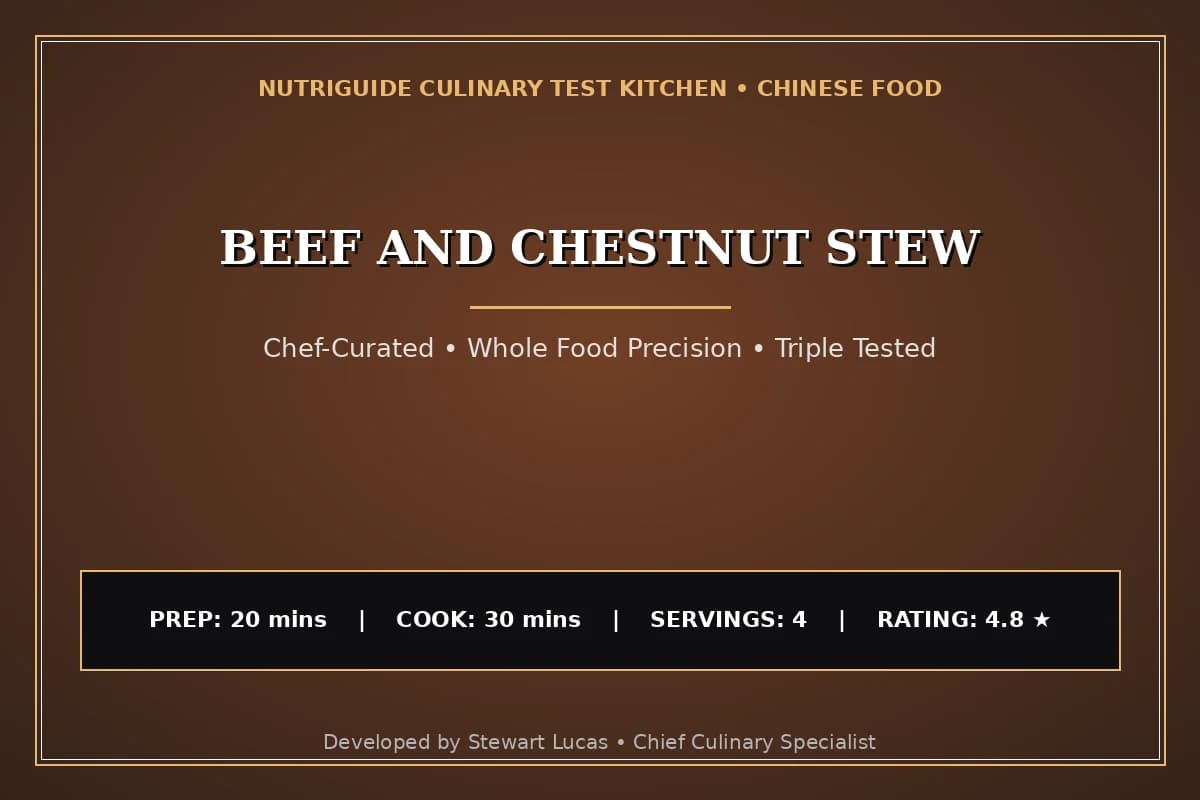 Beef And Chestnut Stew