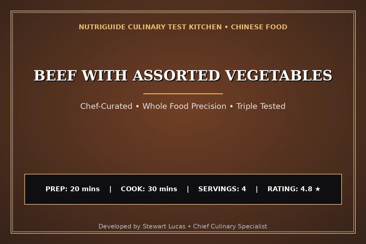 Beef With Assorted Vegetables
