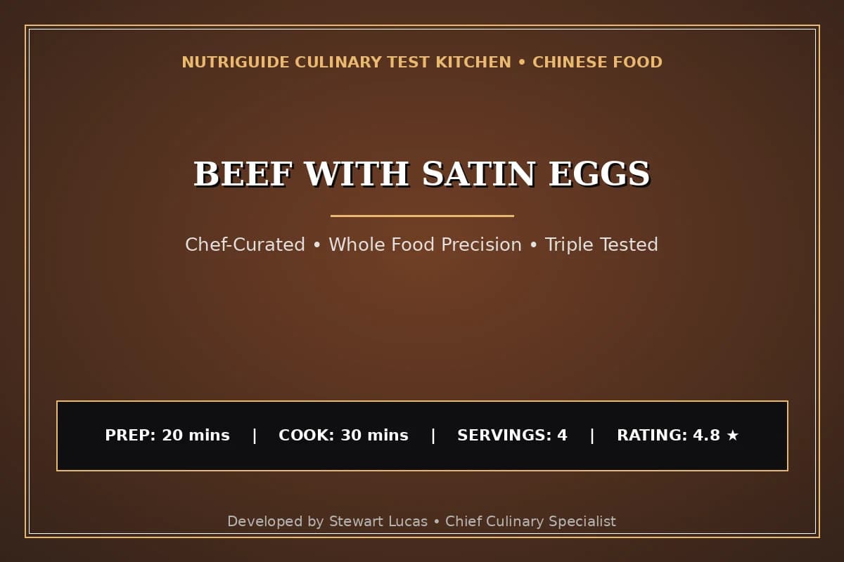 Beef With Satin Eggs