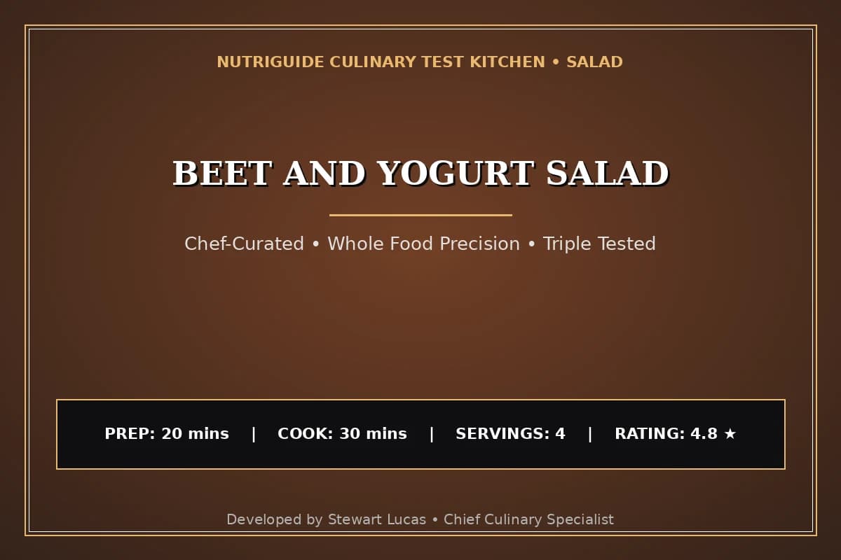 Beet And Yogurt Salad