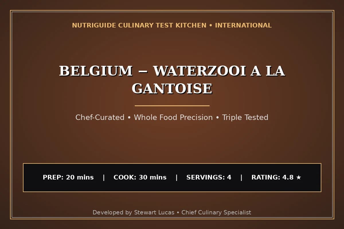 Belgium − Waterzooi A La Gantoise