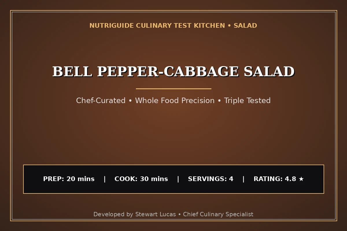 Bell Pepper-Cabbage Salad
