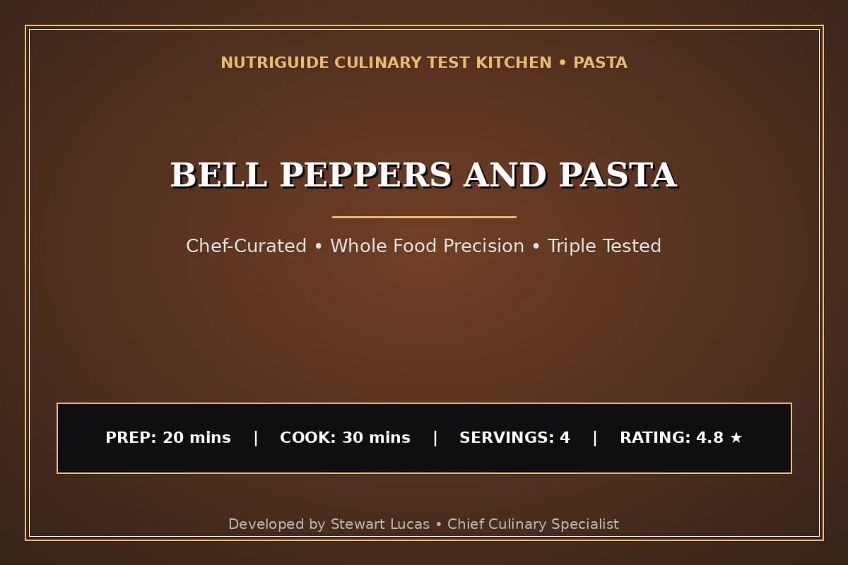 Bell Peppers And Pasta
