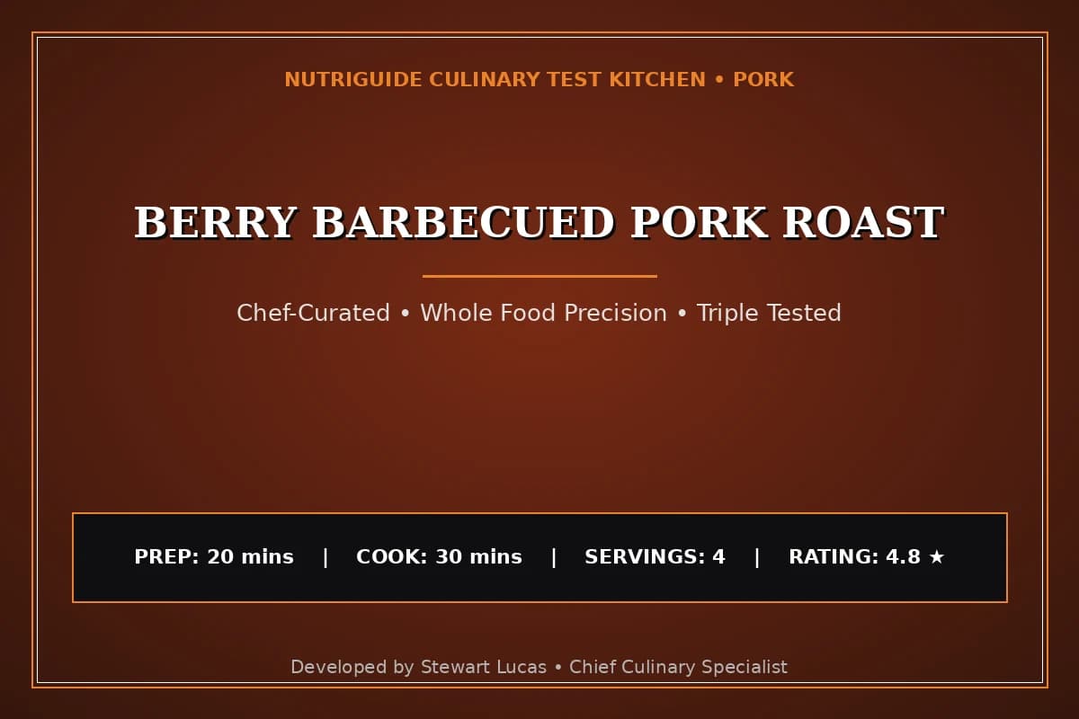Berry Barbecued Pork Roast