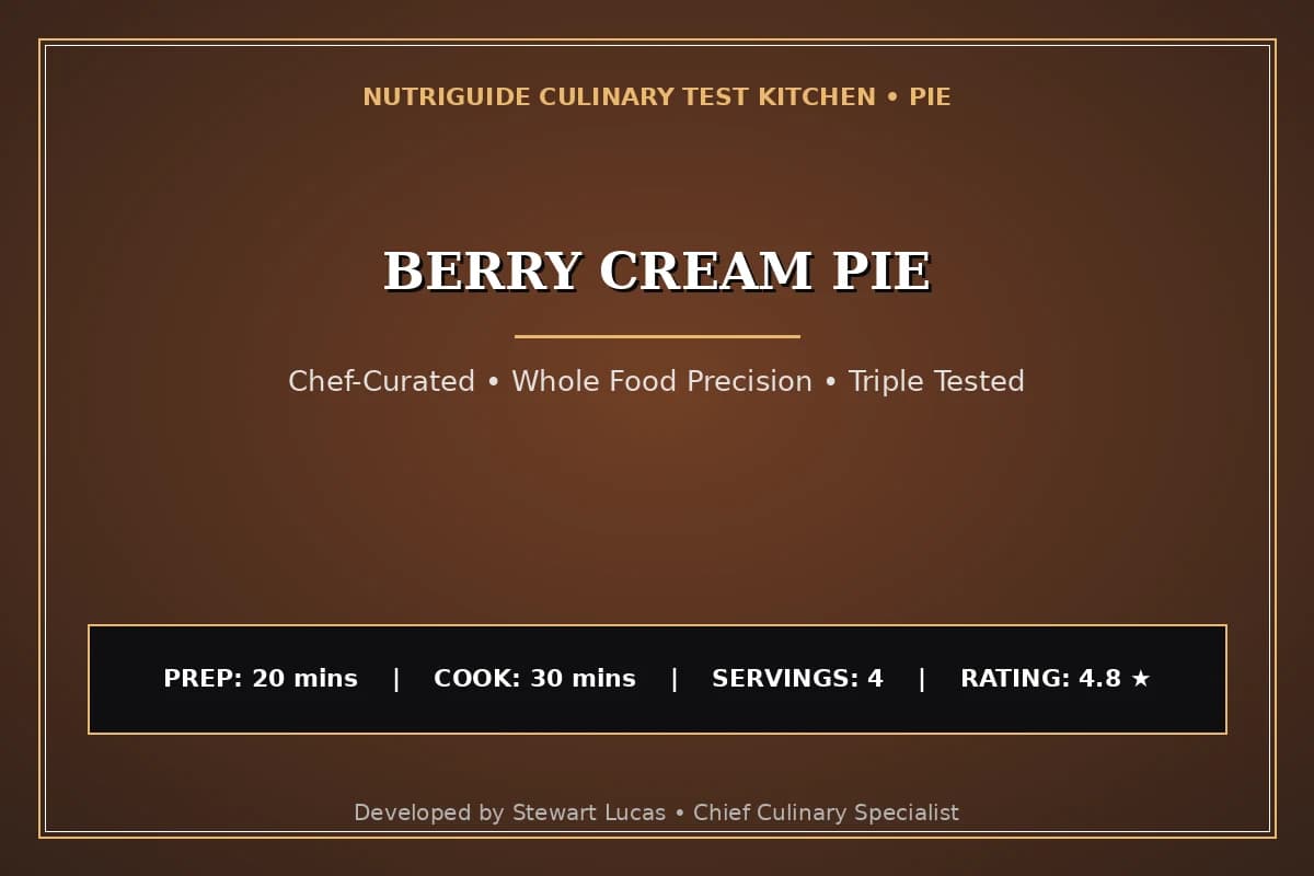 Berry Cream Pie