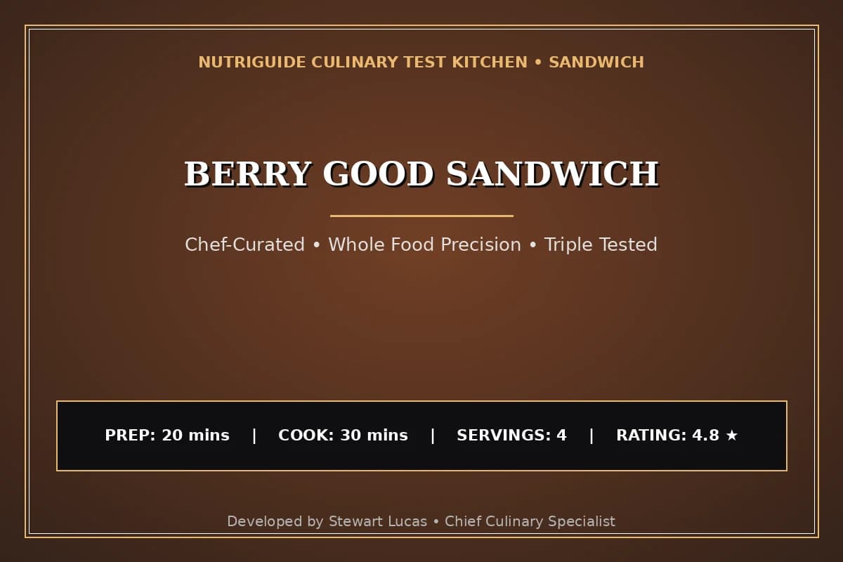 Berry Good Sandwich