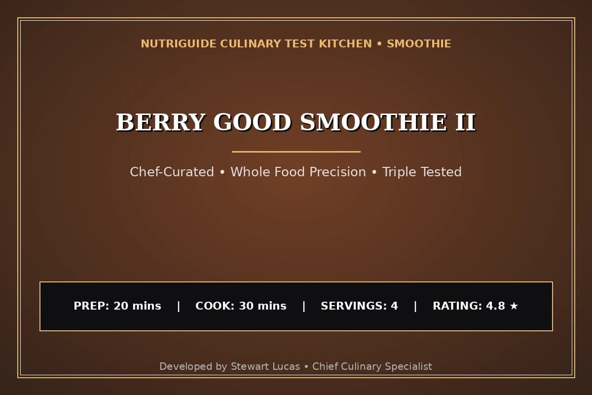 Berry Good Smoothie Ii
