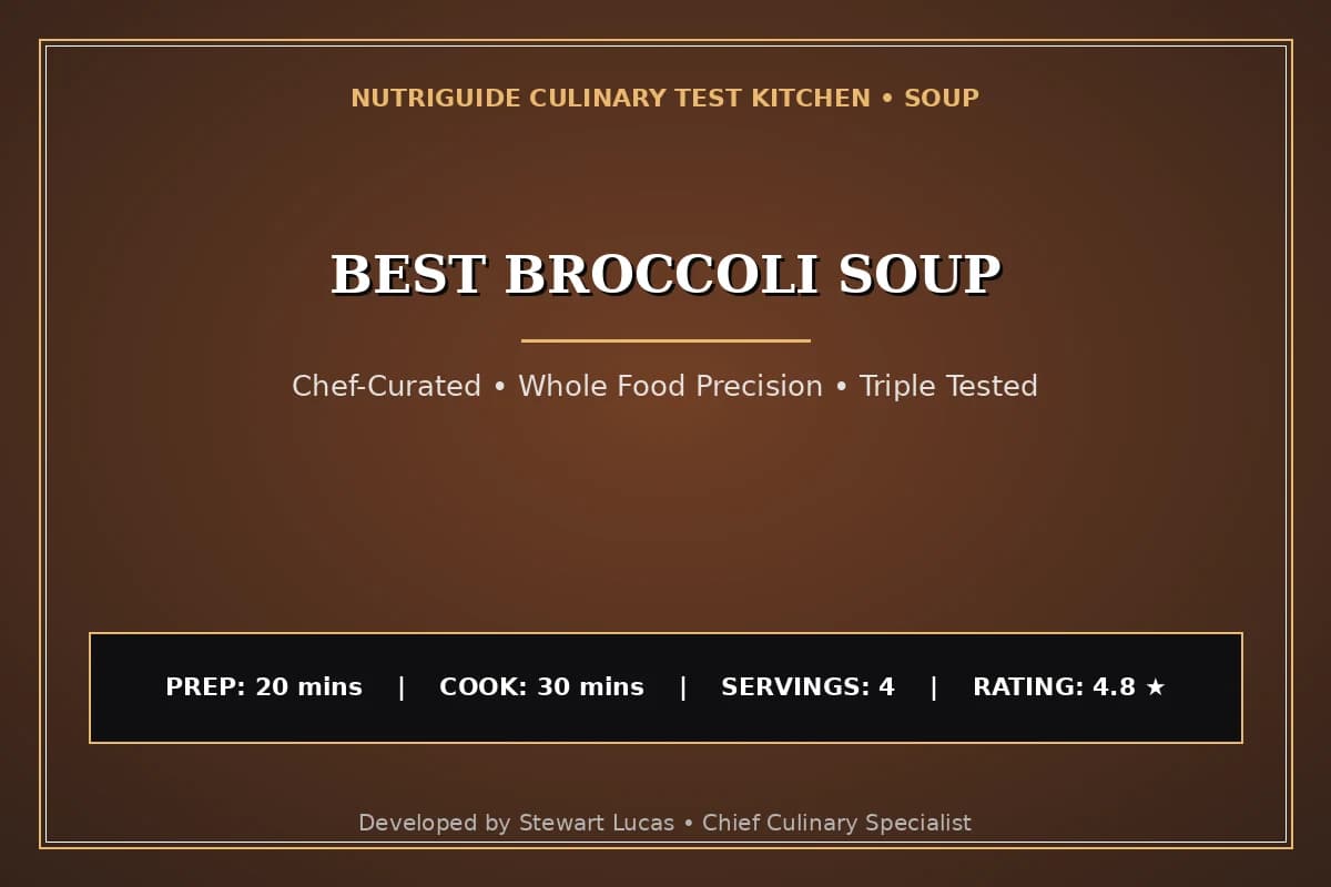 Best Broccoli Soup