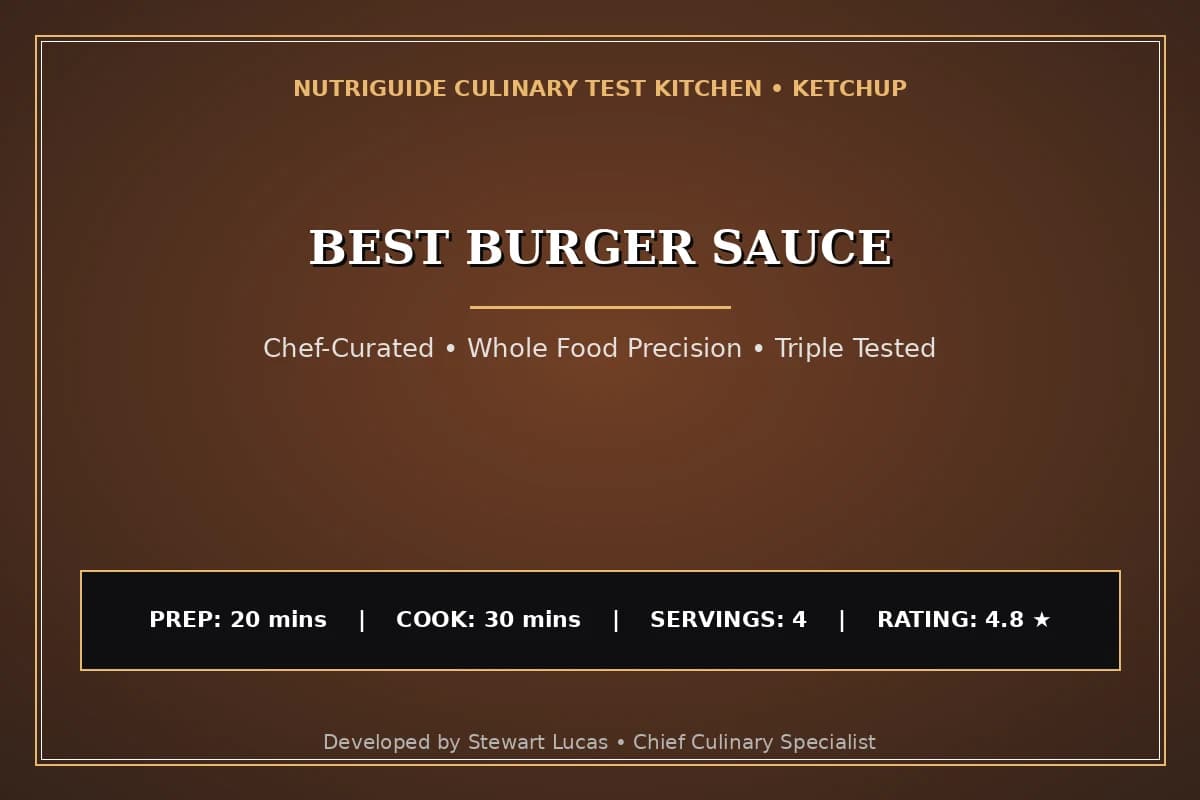 Best Burger Sauce