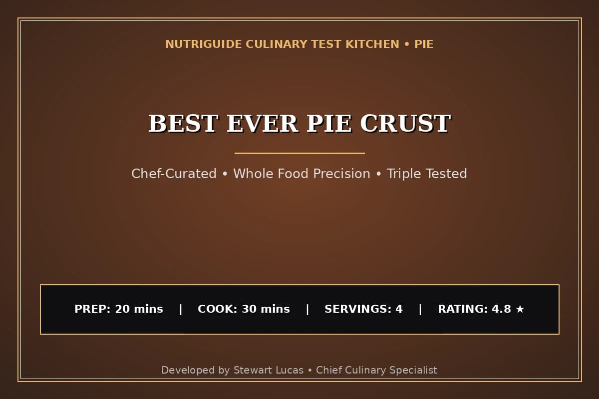 Best Ever Pie Crust