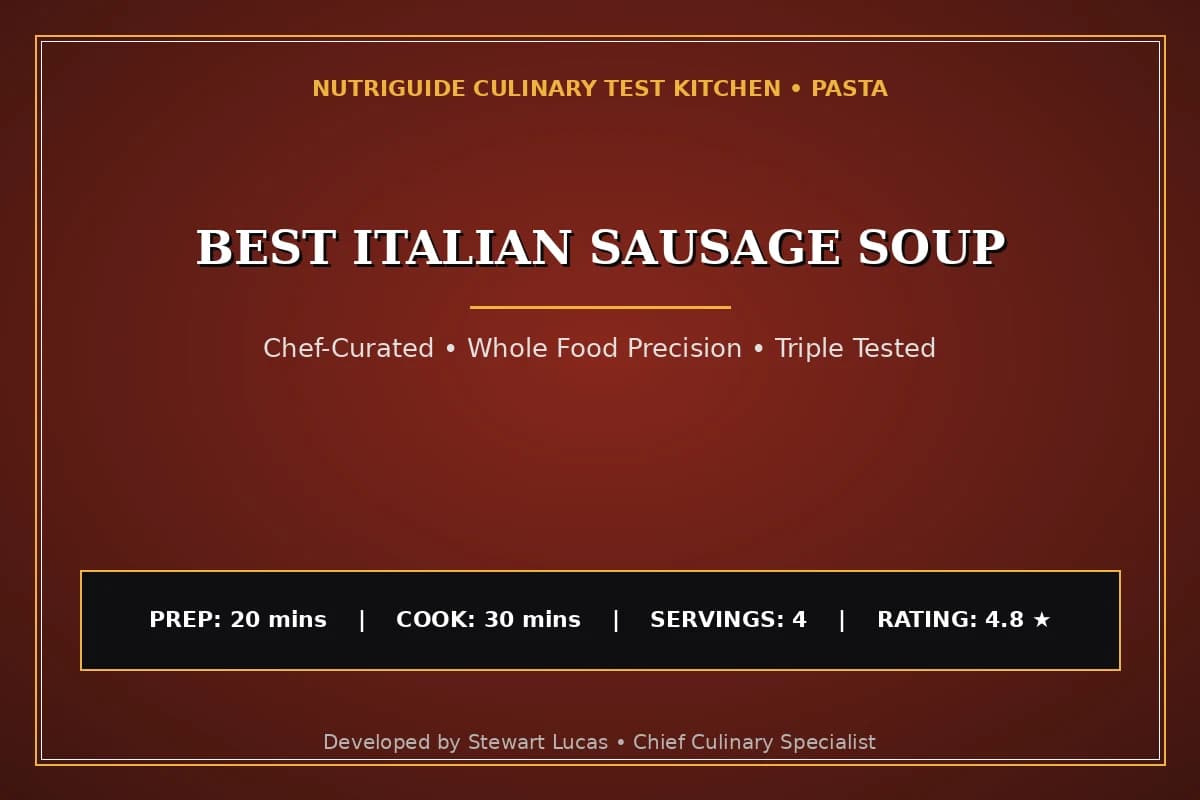 Best Italian Sausage Soup