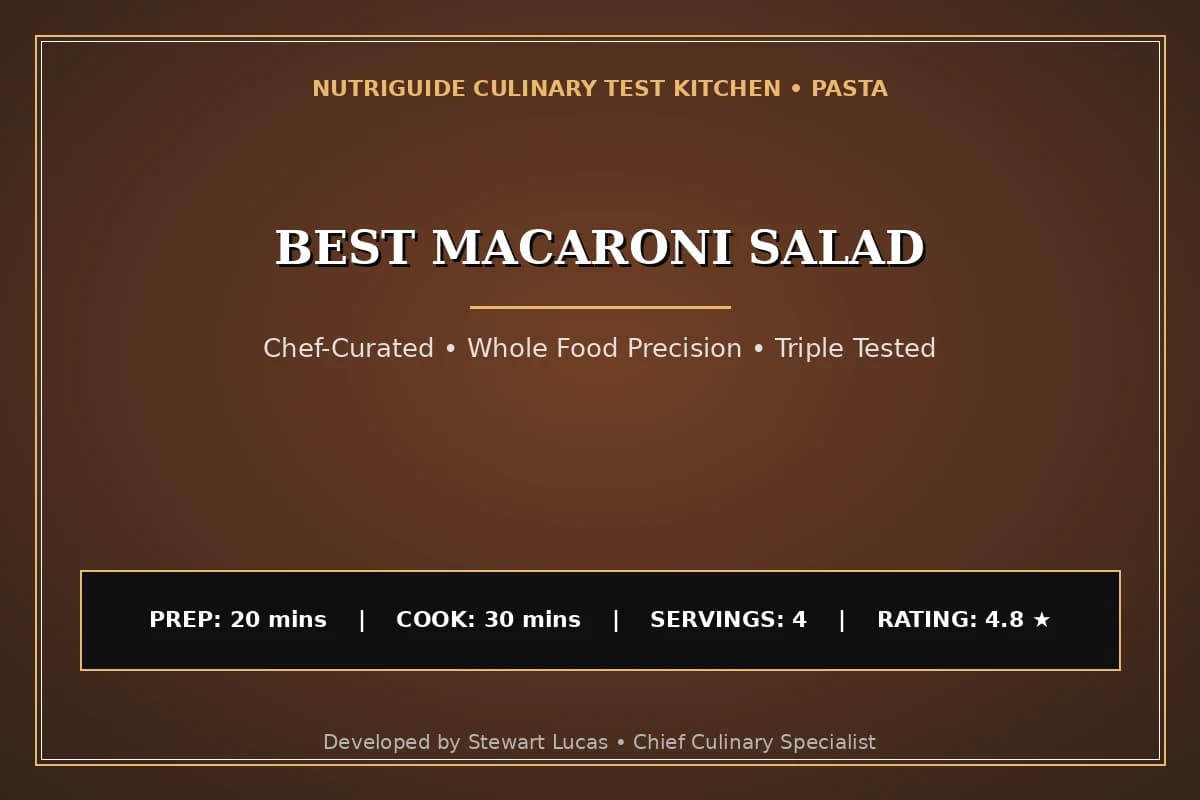 Best Macaroni Salad