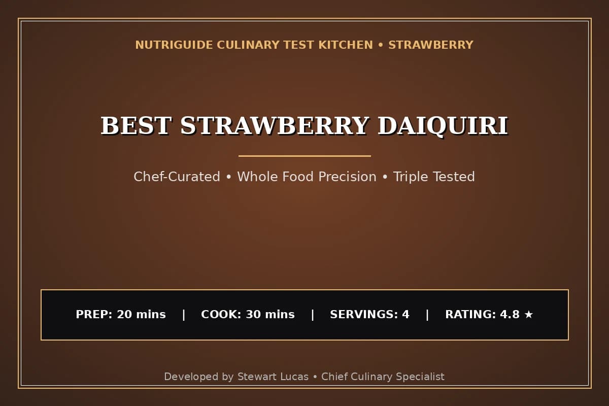Best Strawberry Daiquiri