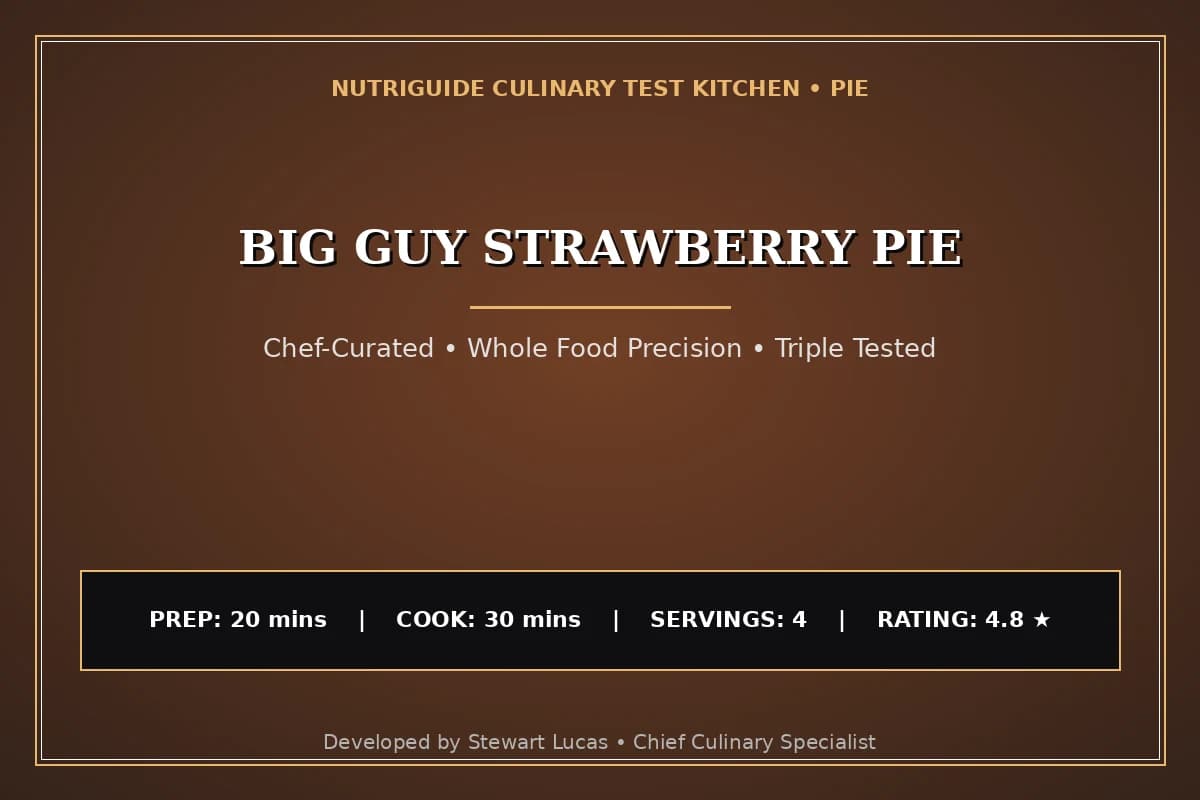 Big Guy Strawberry Pie