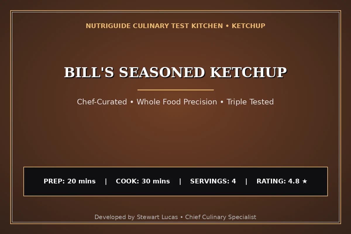 Bill'S Seasoned Ketchup