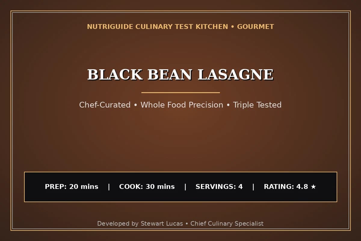 Black Bean Lasagne