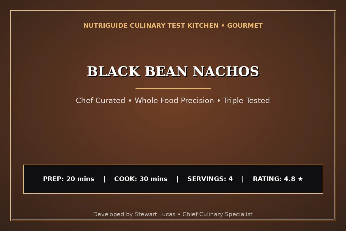 Black Bean Nachos