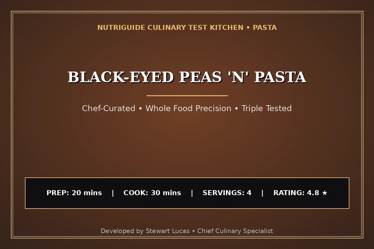 Black-Eyed Peas 'N' Pasta
