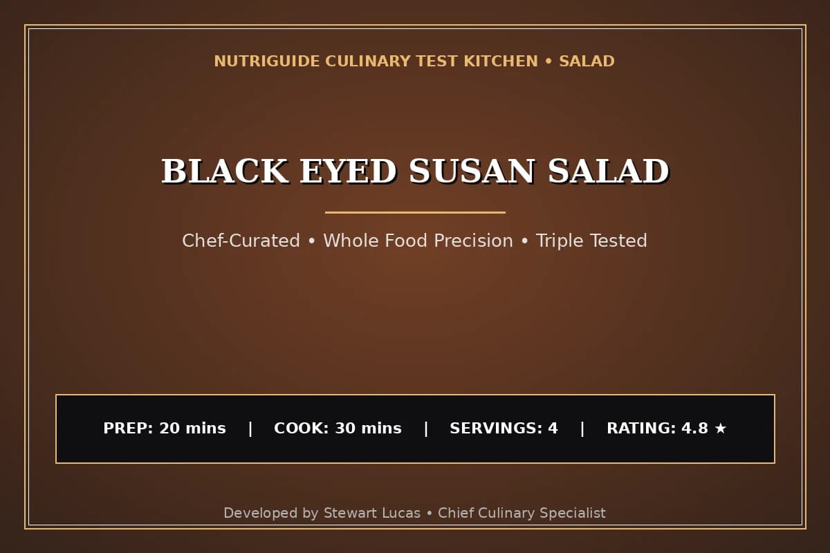 Black Eyed Susan Salad