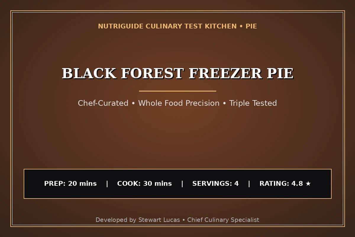 Black Forest Freezer Pie