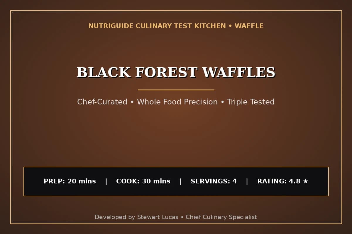 Black Forest Waffles