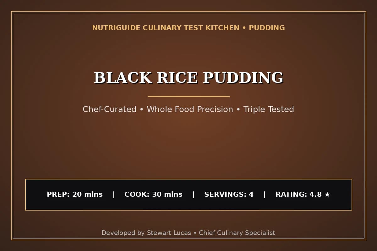 Black Rice Pudding