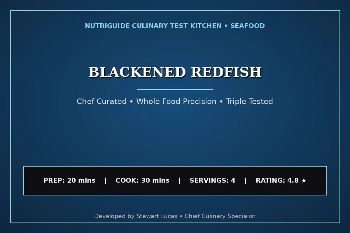 Blackened Redfish