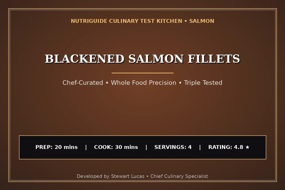 Blackened Salmon Fillets