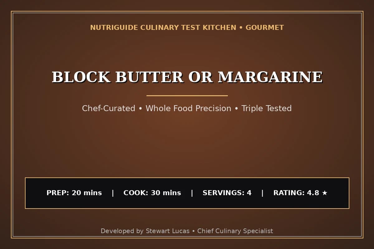 Block Butter Or Margarine