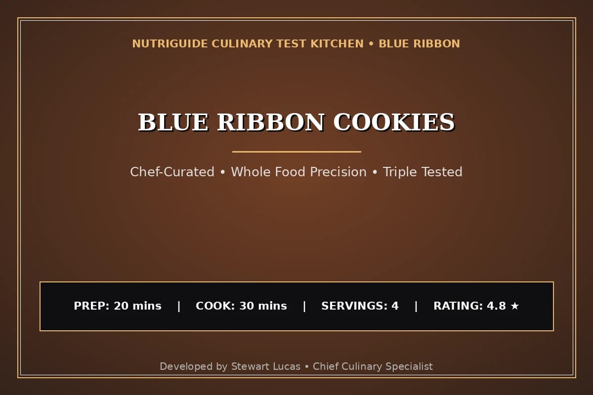 Blue Ribbon Cookies