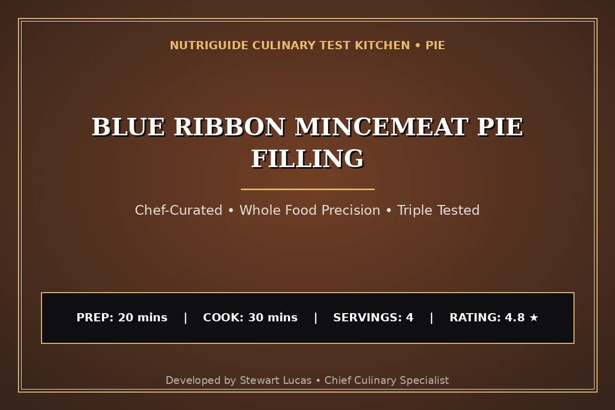 Blue Ribbon Mincemeat Pie Filling