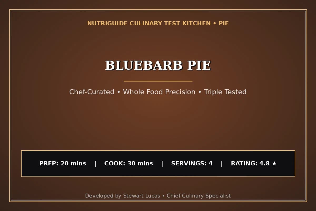 Bluebarb Pie