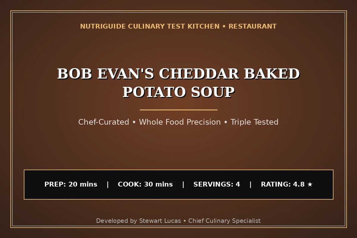 Bob Evan'S Cheddar Baked Potato Soup